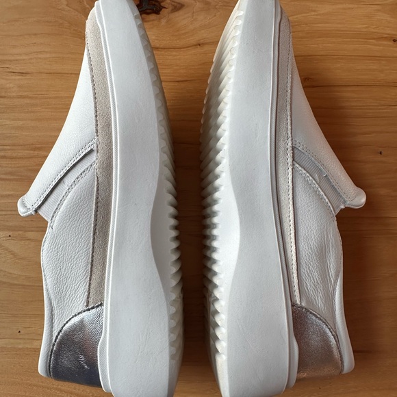 Vionic Kearny Platform Sneaker, White Leather, Womens Size 8 - Picture 3 of 4